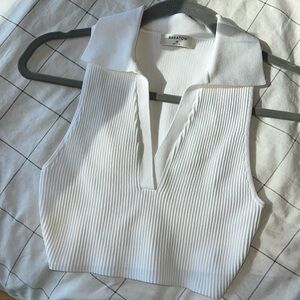 Aritzia Babaton Sculpt Knit Polo Tank XS